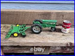 Vintage Tru Scale Tractor John Deere Disc Harrow Farm Implement Die Cast Toy