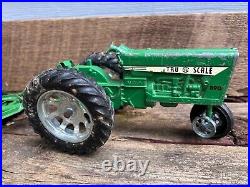 Vintage Tru Scale Tractor John Deere Disc Harrow Farm Implement Die Cast Toy