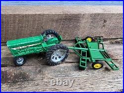 Vintage Tru Scale Tractor John Deere Disc Harrow Farm Implement Die Cast Toy