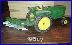 Vintage Very Rare John Deere Argentina Sigomec Tractor With Plow 1/16