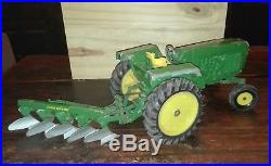 Vintage Very Rare John Deere Argentina Sigomec Tractor With Plow 1/16
