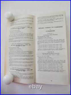 Vintage Wholesale Prices and 1939 Contract with John Deere Plow Company
