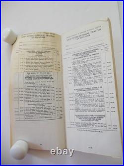 Vintage Wholesale Prices and 1939 Contract with John Deere Plow Company