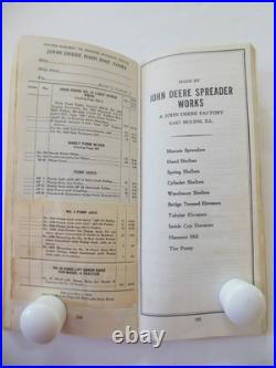 Vintage Wholesale Prices and 1939 Contract with John Deere Plow Company