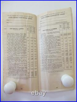 Vintage Wholesale Prices and 1939 Contract with John Deere Plow Company