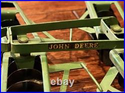 Vtg 50's Eska Tru-Scale John Deere Disc Harrow Plow 116 Scale Farm Tractor Toy
