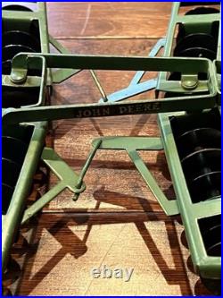 Vtg 50's Eska Tru-Scale John Deere Disc Harrow Plow 116 Scale Farm Tractor Toy