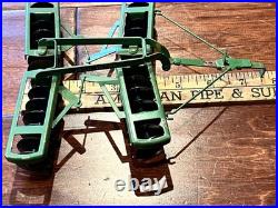 Vtg 50's Eska Tru-Scale John Deere Disc Harrow Plow 116 Scale Farm Tractor Toy