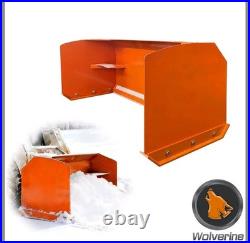 Wolverine 8' SNOW PUSHER / BOX- CAT SKID STEER QUICK ATTACH SP-15-84W
