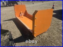 Wolverine 8' SNOW PUSHER / BOX- CAT SKID STEER QUICK ATTACH SP-15-84W