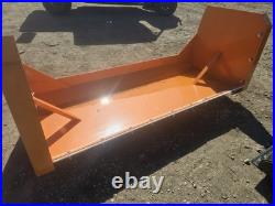 Wolverine 8' SNOW PUSHER / BOX- CAT SKID STEER QUICK ATTACH SP-15-84W