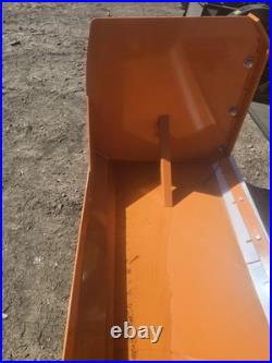 Wolverine 8' SNOW PUSHER / BOX- CAT SKID STEER QUICK ATTACH SP-15-84W