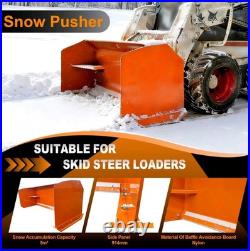 Wolverine 8' SNOW PUSHER SKID STEER QUICK ATTACH SP-15-84W Shipping $3.75 Per Mi