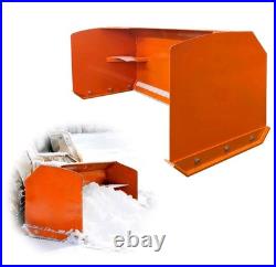 Wolverine 8' SNOW PUSHER SKID STEER QUICK ATTACH SP-15-84W Shipping $3.75 Per Mi