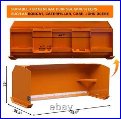 Wolverine 8' SNOW PUSHER SKID STEER QUICK ATTACH SP-15-84W Shipping $3.75 Per Mi