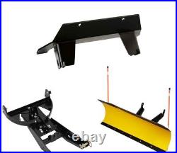 Yellow 66 Pro Blade UTV Snow Plow Kit For John Deere Gator XUV 855D 2011-2019