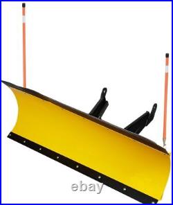 Yellow 66 Pro Blade UTV Snow Plow Kit For John Deere Gator XUV 855D 2011-2019